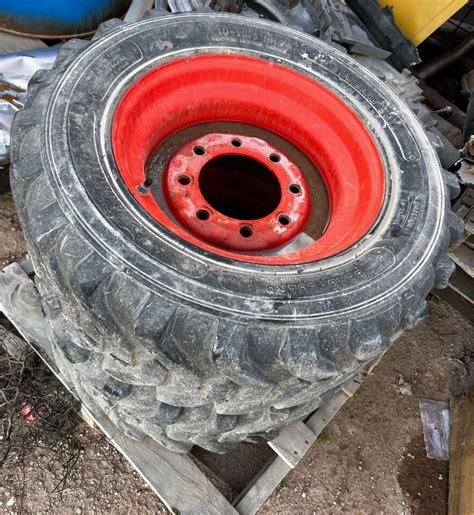 used skid steer wheel spacers|bobcat 10x16.5 tires and wheels.